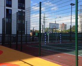 3D заборы для спортивной площадки 60 метров фото в Некрасовском