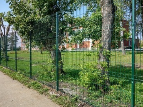 3D заборы для школы 90 метров фото в Некрасовском