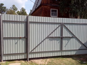 Забор с воротами и калиткой 100 метров фото в Некрасовском